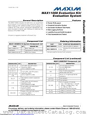 MAX11008EVKIT datasheet pdf MAXIM - Dallas Semiconductor
