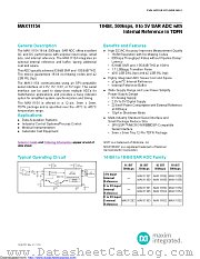 MAX11154 datasheet pdf MAXIM - Dallas Semiconductor