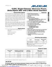 MAX11205 datasheet pdf MAXIM - Dallas Semiconductor