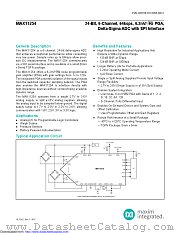 MAX11254ATJ+T datasheet pdf MAXIM - Dallas Semiconductor