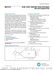 MAX11270EUG+T datasheet pdf MAXIM - Dallas Semiconductor