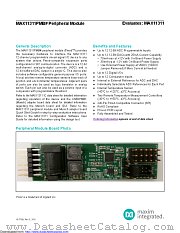 MAX11311PMB datasheet pdf MAXIM - Dallas Semiconductor