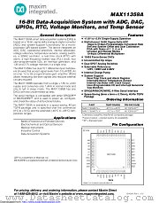 MAX11359AETL datasheet pdf MAXIM - Dallas Semiconductor