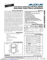 MAX11506 datasheet pdf MAXIM - Dallas Semiconductor