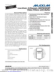 MAX11508UUD+ datasheet pdf MAXIM - Dallas Semiconductor