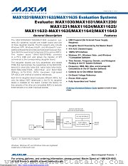 MAX1231BEVSYS# datasheet pdf MAXIM - Dallas Semiconductor