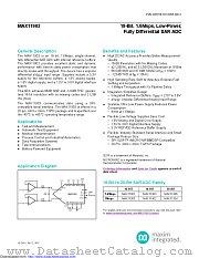 MAX11903 datasheet pdf MAXIM - Dallas Semiconductor