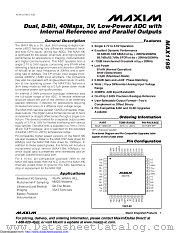 MAX1195ECM-D datasheet pdf MAXIM - Dallas Semiconductor