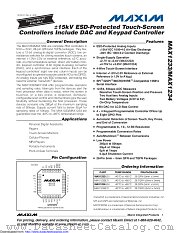MAX1233EGI+ datasheet pdf MAXIM - Dallas Semiconductor