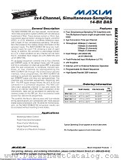 MAX125CEAX-D datasheet pdf MAXIM - Dallas Semiconductor