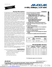 MAX12553ETL+ datasheet pdf MAXIM - Dallas Semiconductor