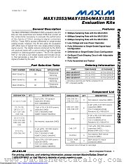 MAX12553EVKIT datasheet pdf MAXIM - Dallas Semiconductor