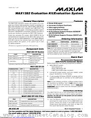 MAX1282EVC16 datasheet pdf MAXIM - Dallas Semiconductor
