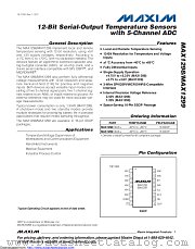 MAX1298A datasheet pdf MAXIM - Dallas Semiconductor