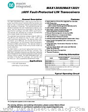 MAX13021ASA+T datasheet pdf MAXIM - Dallas Semiconductor