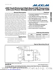 MAX13041 datasheet pdf MAXIM - Dallas Semiconductor