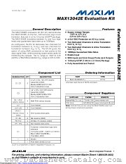 MAX13042EEVKIT+ datasheet pdf MAXIM - Dallas Semiconductor