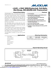 MAX13085EASA+T datasheet pdf MAXIM - Dallas Semiconductor