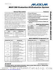 MAX1308EVKIT datasheet pdf MAXIM - Dallas Semiconductor