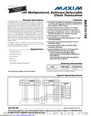 MAX13172E datasheet pdf MAXIM - Dallas Semiconductor