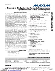 MAX1361EUB+T datasheet pdf MAXIM - Dallas Semiconductor