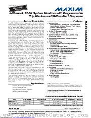 MAX1364 datasheet pdf MAXIM - Dallas Semiconductor