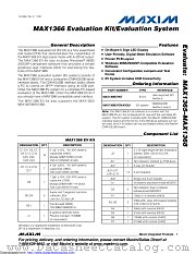 MAX1366EVSYS datasheet pdf MAXIM - Dallas Semiconductor