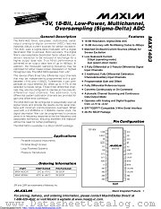 MAX1403EAI+T datasheet pdf MAXIM - Dallas Semiconductor