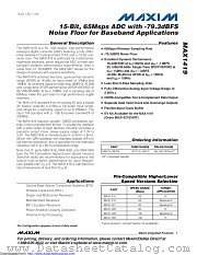 MAX1419ETN-D datasheet pdf MAXIM - Dallas Semiconductor