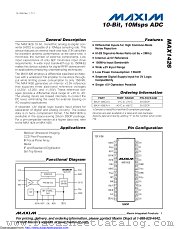 MAX1426EAI+CA7 datasheet pdf MAXIM - Dallas Semiconductor
