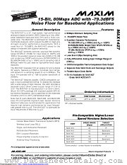 MAX1427ETN+ datasheet pdf MAXIM - Dallas Semiconductor