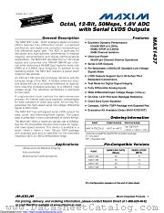 MAX1437ECQ-D datasheet pdf MAXIM - Dallas Semiconductor
