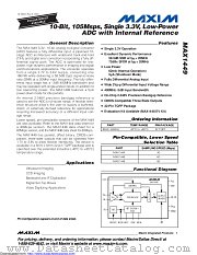 MAX1449EHJ+ datasheet pdf MAXIM - Dallas Semiconductor