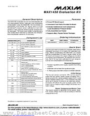 MAX1450EVKIT-NS datasheet pdf MAXIM - Dallas Semiconductor