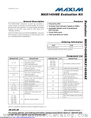 MAX14548EEVKIT+ datasheet pdf MAXIM - Dallas Semiconductor
