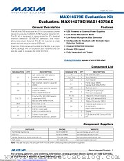 MAX14579EEVKIT datasheet pdf MAXIM - Dallas Semiconductor
