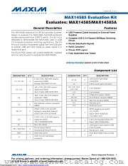 MAX14585EVKIT# datasheet pdf MAXIM - Dallas Semiconductor