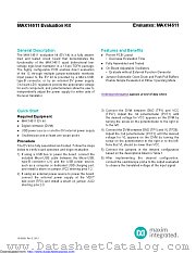 MAX14611EVKIT datasheet pdf MAXIM - Dallas Semiconductor