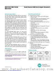MAX14659 datasheet pdf MAXIM - Dallas Semiconductor