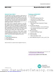 MAX14662ETI+T datasheet pdf MAXIM - Dallas Semiconductor
