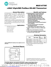 MAX14770EGUA+ datasheet pdf MAXIM - Dallas Semiconductor