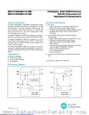 MAX14784E datasheet pdf MAXIM - Dallas Semiconductor