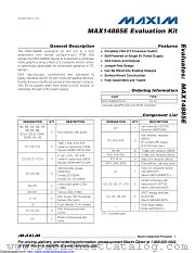 MAX14885EEVKIT+ datasheet pdf MAXIM - Dallas Semiconductor