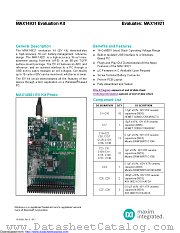 MAX14921EVKIT# datasheet pdf MAXIM - Dallas Semiconductor