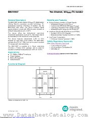 MAX14937AWE+ datasheet pdf MAXIM - Dallas Semiconductor