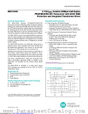 MAX14940GWE+T datasheet pdf MAXIM - Dallas Semiconductor