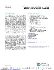 MAX14970ETP+T datasheet pdf MAXIM - Dallas Semiconductor