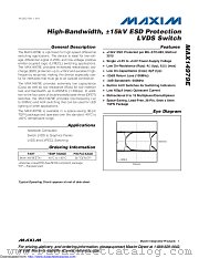 MAX14979EETX+T datasheet pdf MAXIM - Dallas Semiconductor
