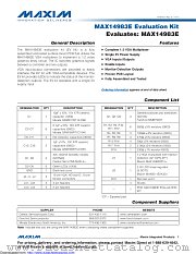 MAX14983EEVKIT# datasheet pdf MAXIM - Dallas Semiconductor