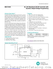 MAX15020ATP+ datasheet pdf MAXIM - Dallas Semiconductor